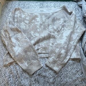 Hollister Cream Off-the-Shoulder Sweater
